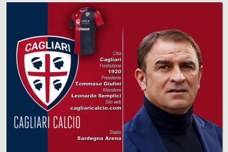 Serie A 2020-2021, Cagliari - RIPRODUZIONE RISERVATA