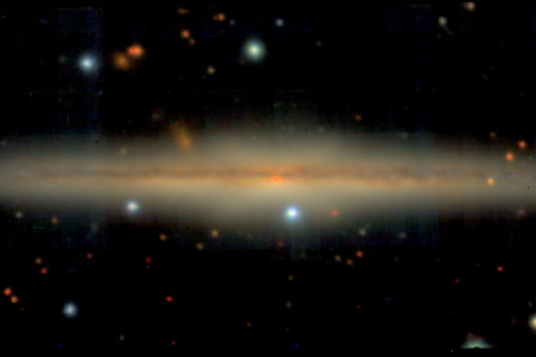 La galassia sosia della Via Lattea (fonte: Jesse van de Sande/European Southern Observatory) - RIPRODUZIONE RISERVATA