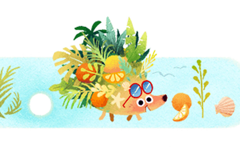 Doodle di Google celebra l 'inizio dell 'estate - RIPRODUZIONE RISERVATA