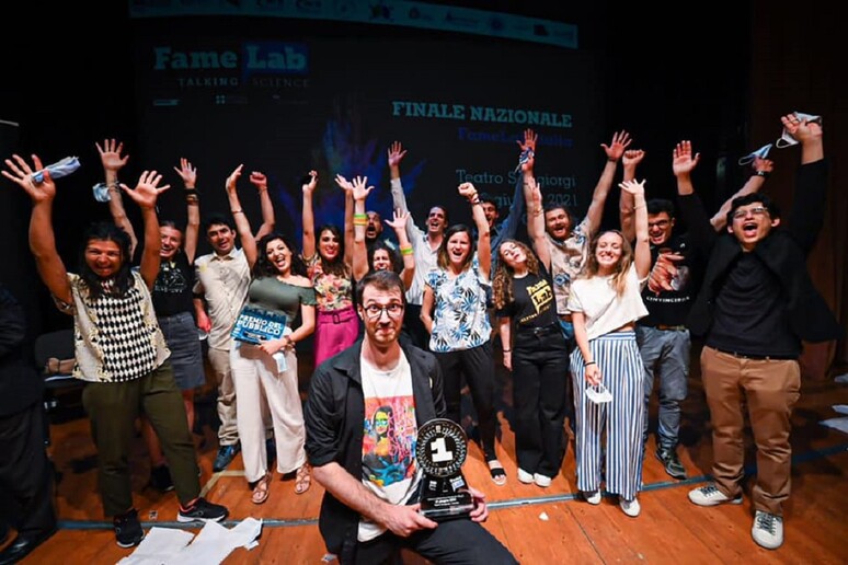 I vincitori di Famelab 2021 (fonte: Marco Duccio Giugliarelli) - RIPRODUZIONE RISERVATA