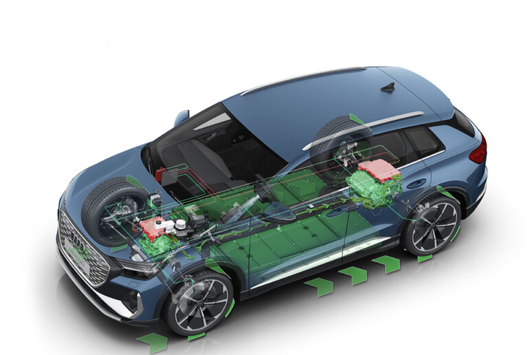 Audi Q4 e-Tron, il suv elettrico innova anche l 'acquisto © ANSA/Audi Press