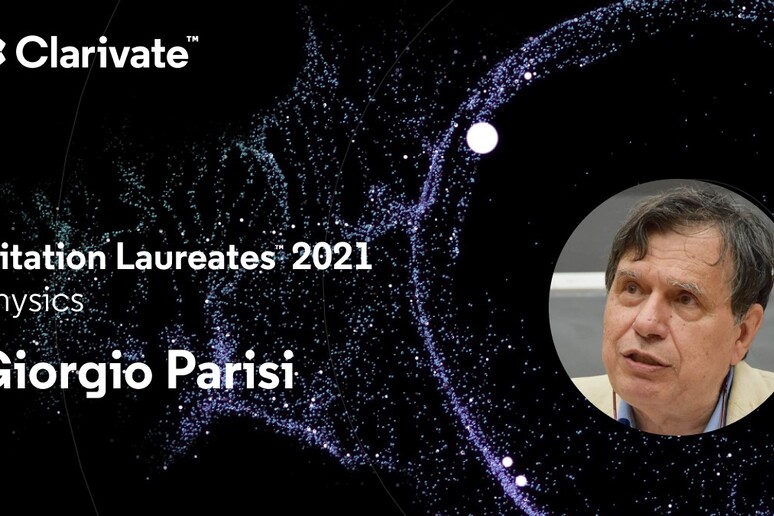 Il fisico Giorgio Parisi primo italiano citato nella classifica Clarivate Citation laureates 2021 (fonte: Clarivate) - RIPRODUZIONE RISERVATA
