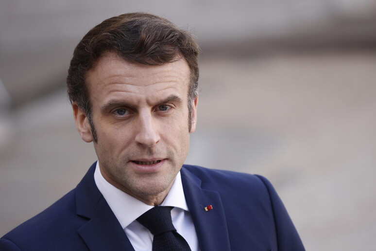 Il presidente francese Emmanuel Macron © ANSA/EPA