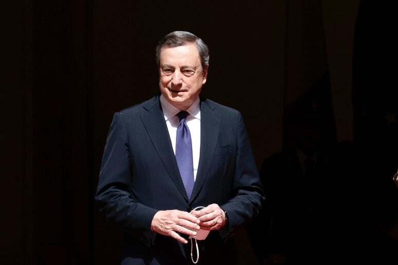 Draghi in una foto di archivio - RIPRODUZIONE RISERVATA